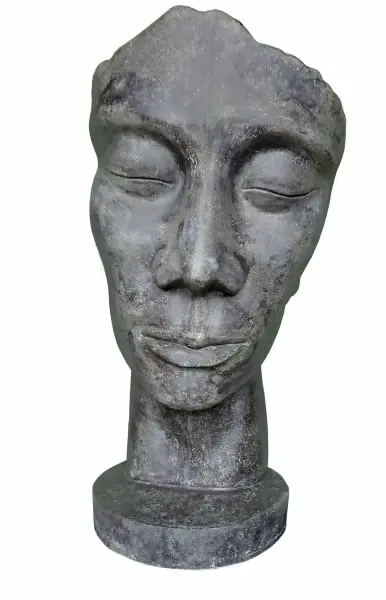 Product image 1 of the product “Mask Human 01 (inclined to the right) original by the artist - 150m height ”